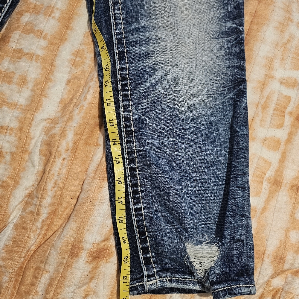 Rock Revival Easy Crop Jeans Womens size 28 - Picture 6 of 7